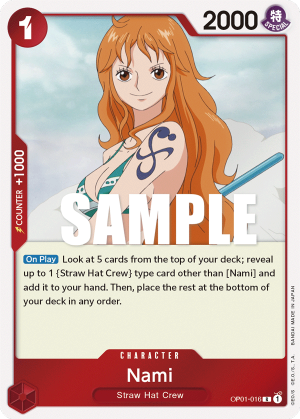 Nami OP01-016 card