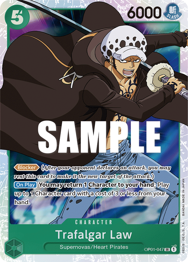 Trafalgar Law OP01-047 card
