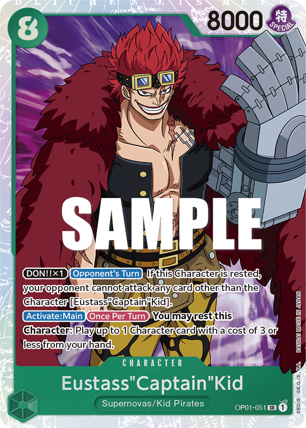 Eustass"Captain"Kid OP01-051 card