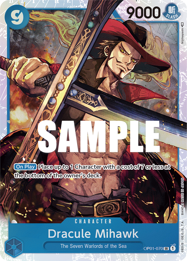 Dracule Mihawk OP01-070 card